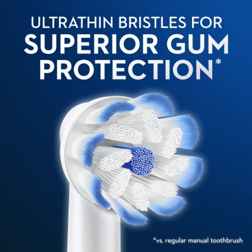 Oral-B GumCare Electric Toothbrush Replacement Brush Heads Perspective: right