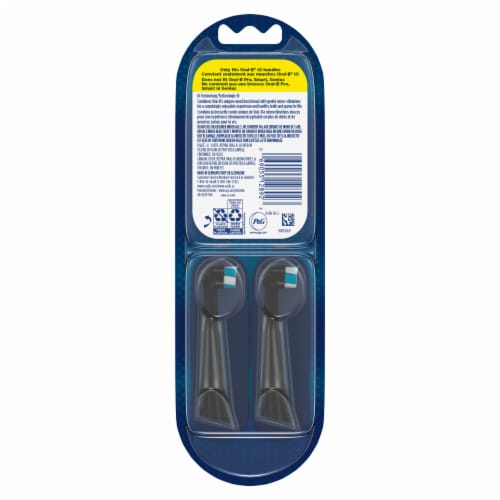 Oral-B iO Ultimate Clean Black Replacement Brush Heads Perspective: right