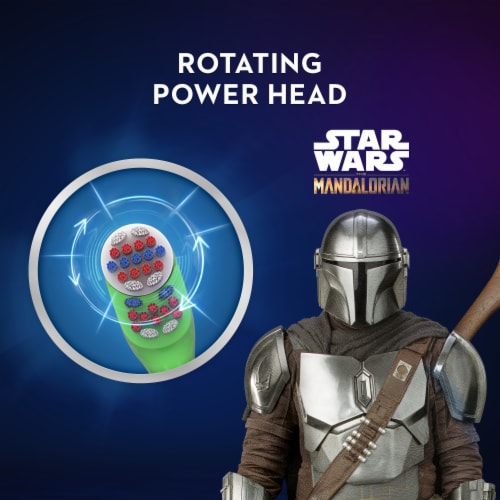 Oral-B® Star Wars™ The Mandalorian Kids Battery Toothbrush Perspective: right