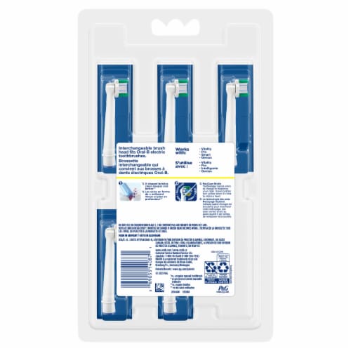 Oral-B PrecisionCleanX X-Filament Replacement Brush Heads, 5 Count Perspective: right
