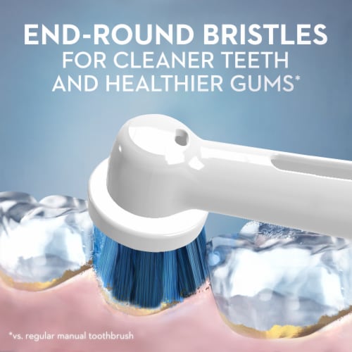 Oral-B Precision Clean Electric Toothbrush Replacement Brush Heads Perspective: right