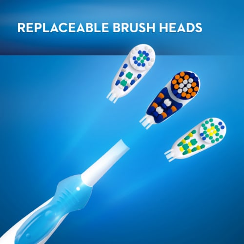 Oral-B 3D White Battery Powered Toothbrush Perspective: right