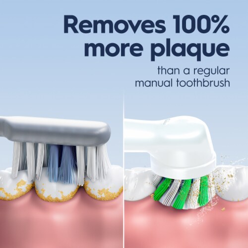 Oral-B Pro 1000 Rechargeable Electric White Electric Toothbrush Perspective: right