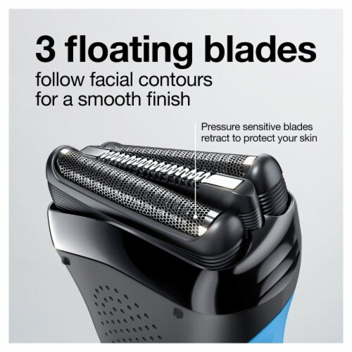 Braun Series 3 310s Men's Wet & Dry Rechargeable Electric Shaver Perspective: right