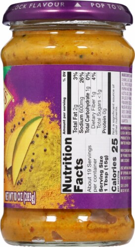 Patak's Medium Mango Pickle Relish Perspective: right