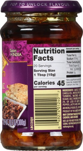 Patak's® Garlic Medium Hot Pickle Relish Perspective: right