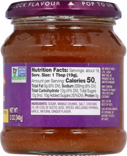 Patak's® Mild Sweet Mango Chutney Perspective: right