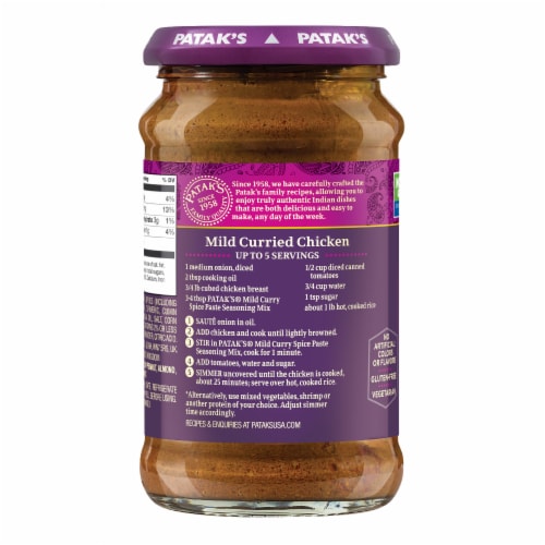 Patak's® Mild Curry Spice Paste Perspective: right