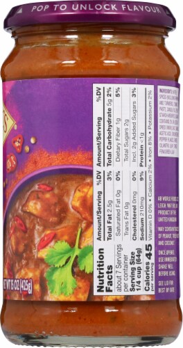 Patak's® Vindaloo Spicy Curry Simmer Sauce Perspective: right