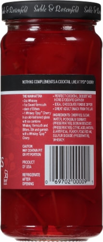 Sable & Rosenfeld Whiskey Tipsy® Cherries Perspective: right
