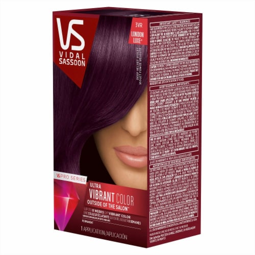 Vidal Sassoon Pro Series London Luxe Deep Velvet Violet Ultra Vibrant Hair  Color 3VR, 1 ct - Fred Meyer