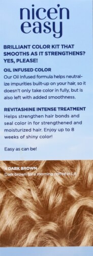 Clairol Nice'n Easy Permanent 8G Medium Golden Blonde Hair Color Perspective: right