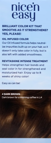 Clairol Nice'n Easy 5N Medium Neutral Brown Permanent Hair Color Perspective: right