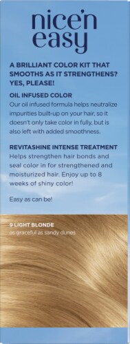 Clairol Nice'n Easy 9 Light Blonde Permanent Hair Color Perspective: right