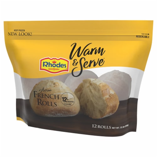 Rhodes Warm & Serve Artisan French Rolls Perspective: right