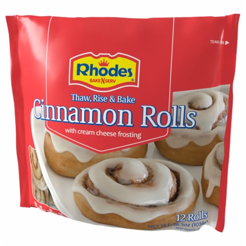 Rhodes Cinnamon Rolls with Cream Cheese Frosting Perspective: right