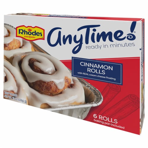 Rhodes AnyTime! Frozen Cinnamon Rolls with Cream Cheese Frosting Perspective: right