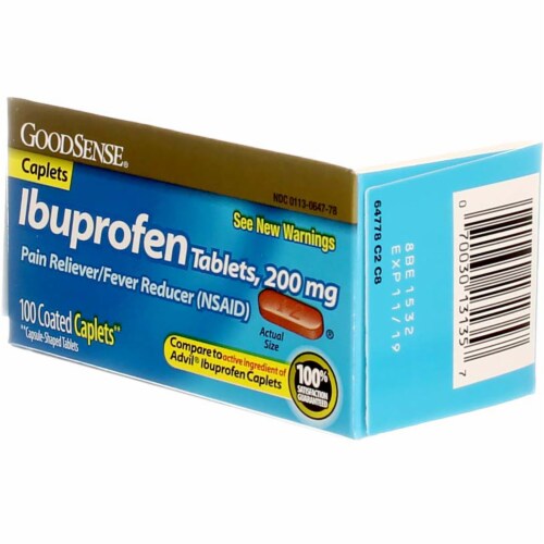 GoodSense® Ibuprofen Tablets 200 mg Perspective: right