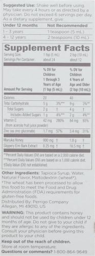 Burt's Bees Kids Daytime Cough Syrup & Immune Support Perspective: right