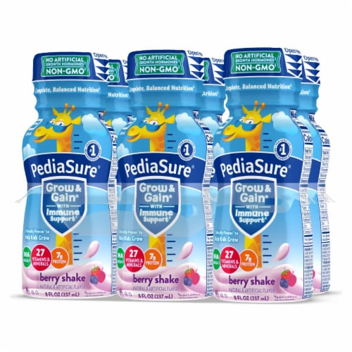 PediaSure Grow & Gain Berry Nutrition Shakes Perspective: right