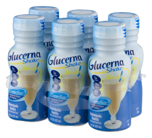 Ensure Glucerna Vanilla Shake Perspective: right