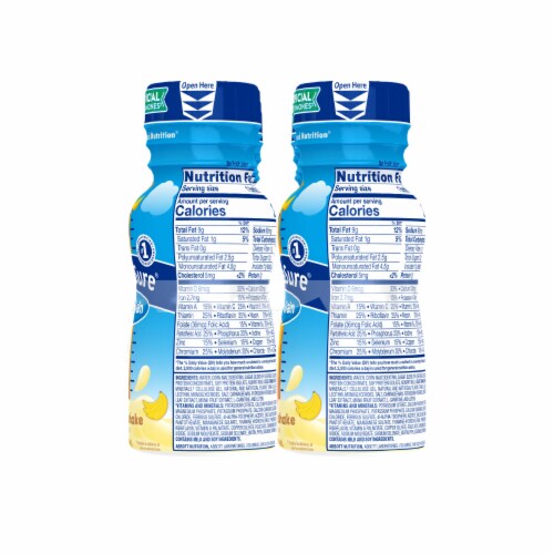 PediaSure® Grow & Gain Banana Cream Kids’ Nutritional Shakes 4 Pack Perspective: right