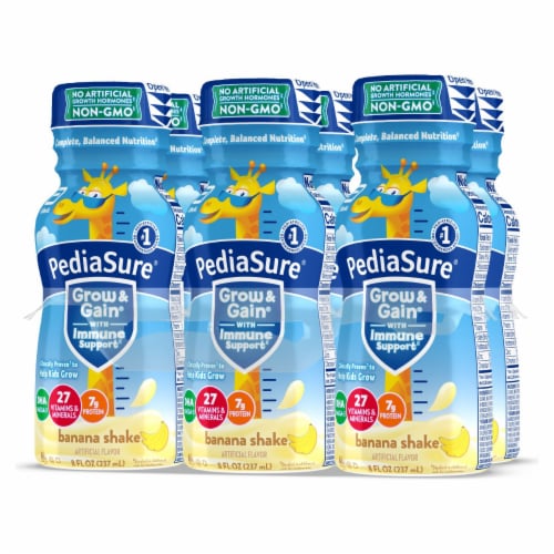 PediaSure Grow & Gain Banana Kids’ Nutritional Shakes Perspective: right