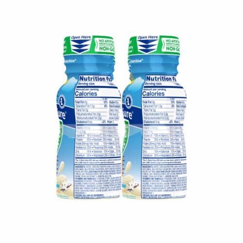 PediSure® Grow & Gain® Fiber Vanilla Shake Bottles Perspective: right
