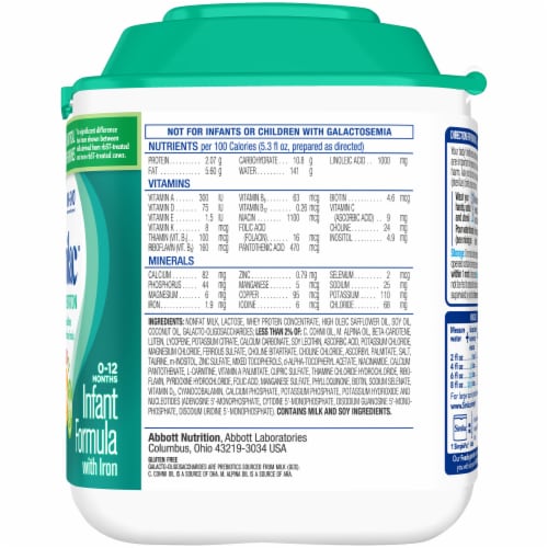 Simlac Supplementation OptiGRO Powder Milk-Based Infant Formula with Iron Perspective: right