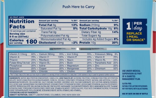 Glucerna® Creamy Strawberry Ready-to-Drink Nutritional Shake Perspective: right