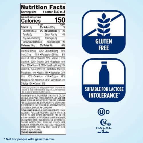 Ensure® Max Protein Milk Chocolate Ready-to-Drink Nutrition Shake Perspective: right