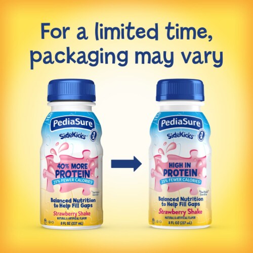 PediaSure Sidekicks Strawberry Shakes Perspective: right