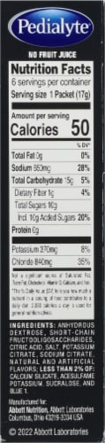 Pedialyte AdvancedCare® Plus Berry Frost Electrolyte Powder Packets Perspective: right