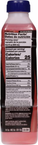 Pedialyte® Advanced Rehydration Strawberry Electrolyte Drink Perspective: right