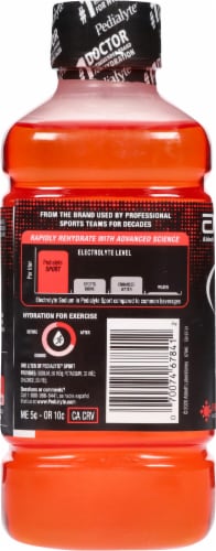 Pedialyte® Sport Fruit Punch Electrolyte Solution Perspective: right