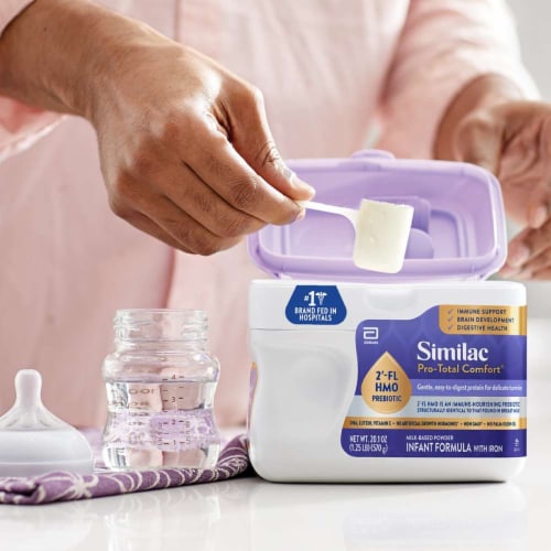 Similac Pro-Total Comfort® Milk Based Powder Infant Formula with Iron Perspective: right