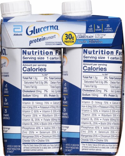 Glucerna Homemade Vanilla 30g Protein Shake Perspective: right