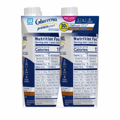 Glucerna® Protein Smart Chocolate Ready to Drink Protein Shake Perspective: right