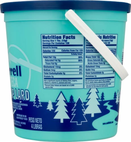 Morrell Manteca Snow Cap Lard Perspective: right