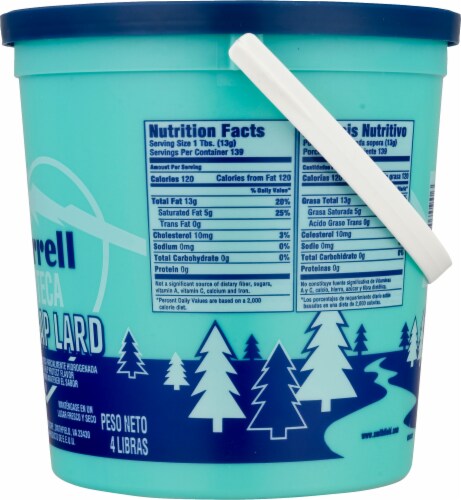 Morrell Manteca Snow Cap Lard Perspective: right