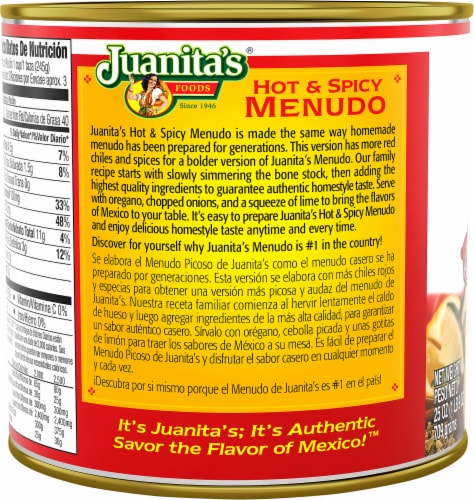 Juanita's® Hot & Spicy Menudo Perspective: right