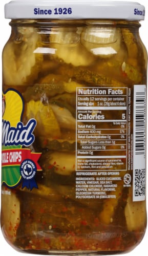 Best Maid® Habanero Pickle Chips Perspective: right