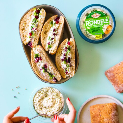 Rondele Sweet Heat Thai Chili Creamy Whipped Dip & Spread Cheese Perspective: right