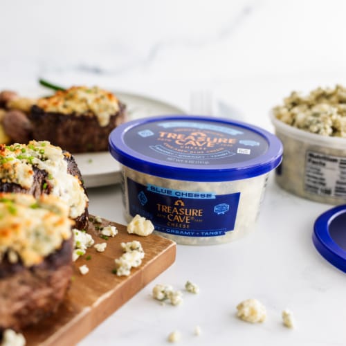 Treasure Cave® Crumbled Blue Cheese Perspective: right
