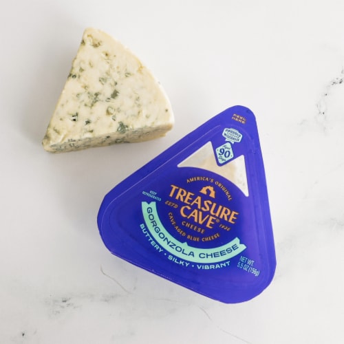 Treasure Cave® Gorgonzola Cheese Wedge Perspective: right