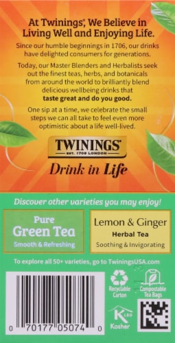 Twinings Of London® Jasmine Green Tea Bags Perspective: right