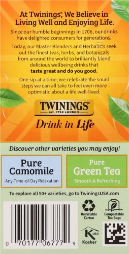 Twinings Of London® Pure Peppermint Herbal Tea Bags Perspective: right