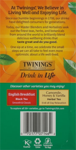 Twinings of London® Irish Breakfast Tea Bags Perspective: right