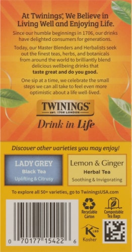 Twinings Of London® Earl Grey Black Tea Bags Perspective: right