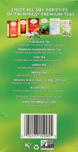 Twinings of London Green Tea Bags Perspective: right